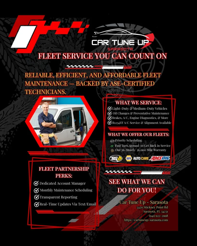 Priority scheduling for fleet partners Faster diagnostics and approvals Maintenance reminders handled for you Consolidated communication Digital inspection reports Long-term vehicle cost reduction